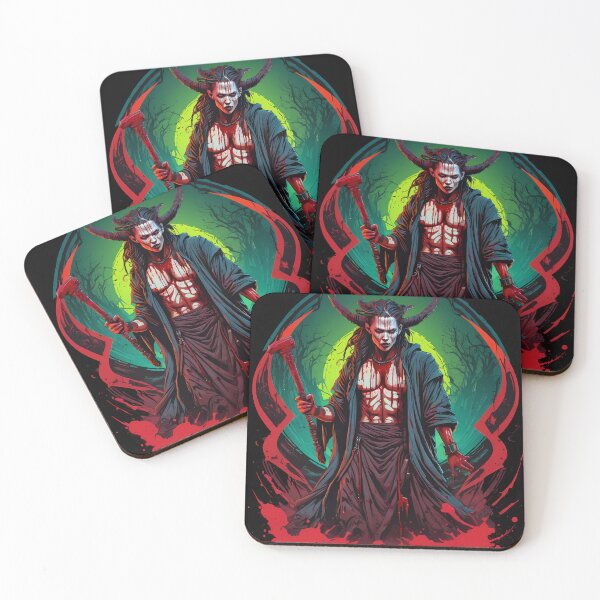 Item preview, Cyberpunk horror wizard warlock designed and sold by TaevasDesign.