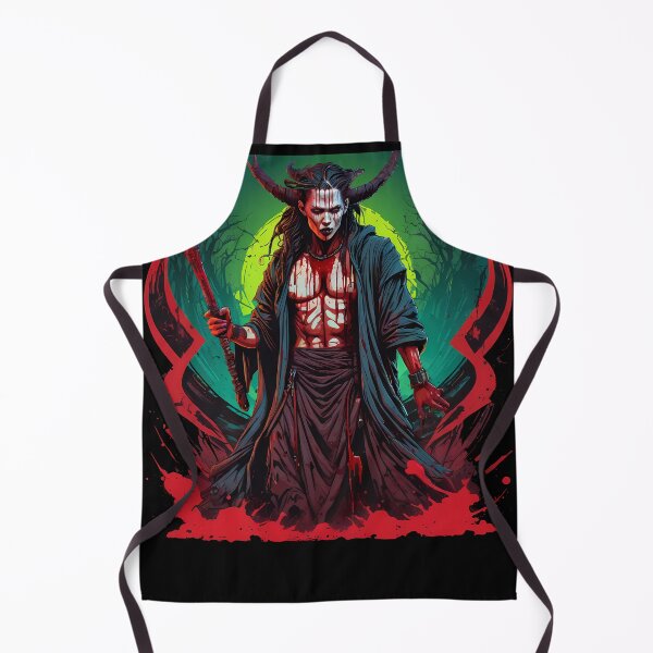 Item preview, Cyberpunk horror wizard warlock designed and sold by TaevasDesign.