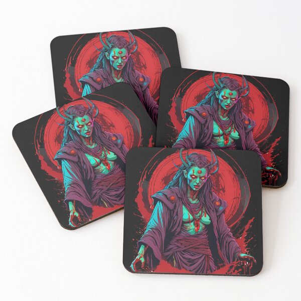 Item preview, Cyberpunk horror wizard warlock designed and sold by TaevasDesign.