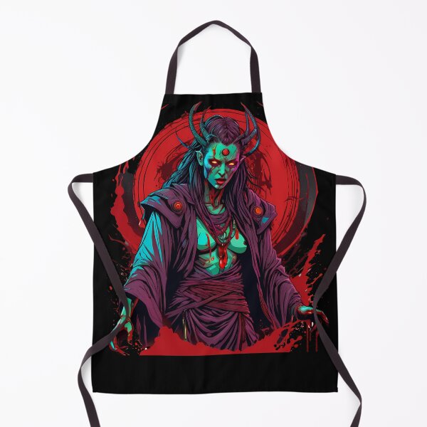 Item preview, Cyberpunk horror wizard warlock designed and sold by TaevasDesign.