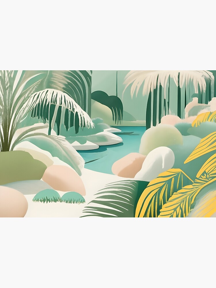 Thumbnail 3 of 3, Journal, Palm Landscape Drawing designed and sold by Patricks-Art.