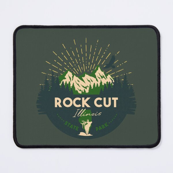 Item preview, Rock Cut State Park Illinois - IL Badge Souvenir Sunset designed and sold by mountainfad.