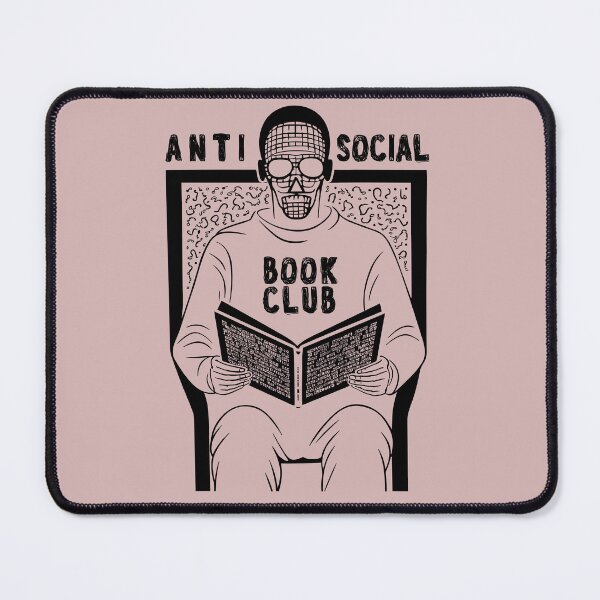 Item preview, Antisocial Book Club - Booktrovert designed and sold by TheHellSong.