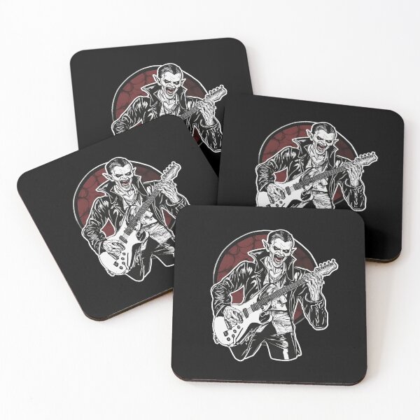 Item preview, Cool Guitarist Vampire designed and sold by bgrzblkdigital.