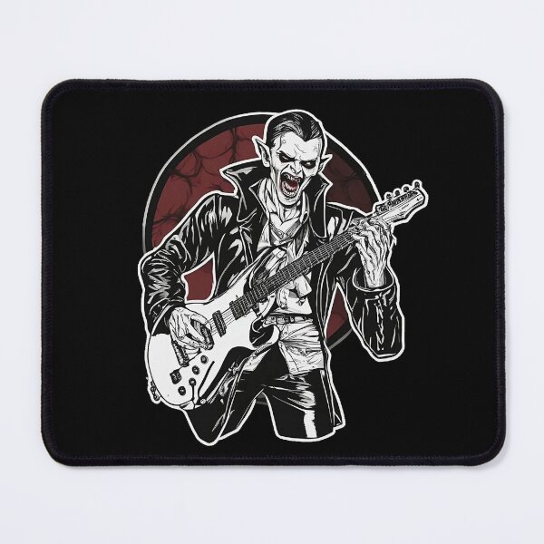 Item preview, Cool Guitarist Vampire designed and sold by bgrzblkdigital.