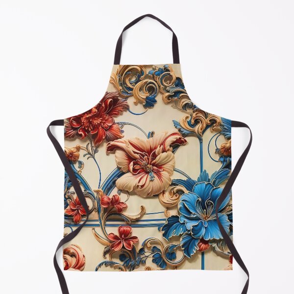Item preview, LV Tile 1 - Floral Symphony - red, white and blue on Antique designed and sold by stevepmp.