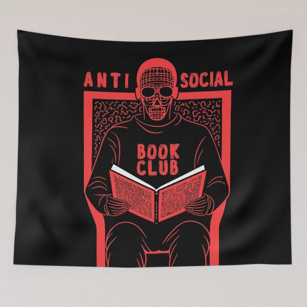 Item preview, Anti Social Book Club designed and sold by TheHellSong.