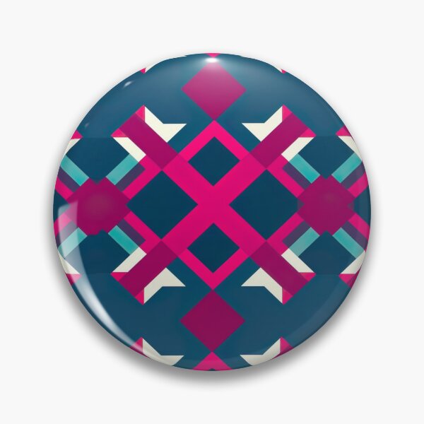 Item preview, Modern geometric design in pop art style, reminiscent of polygons designed and sold by Pflugart.