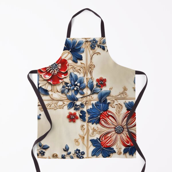 Item preview, LV Tile 2 - Red White and Blue - Ceramica Bone designed and sold by stevepmp.