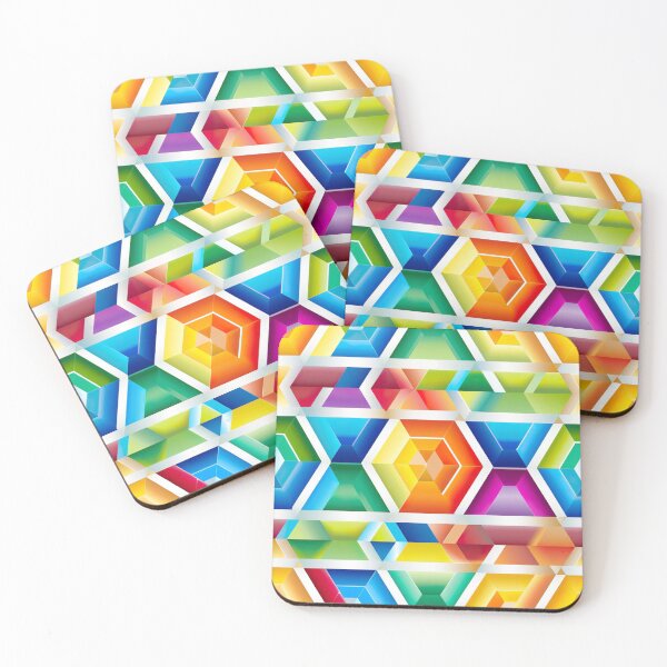 Item preview, Modern geometric design in pop art style, reminiscent of polygons designed and sold by Pflugart.