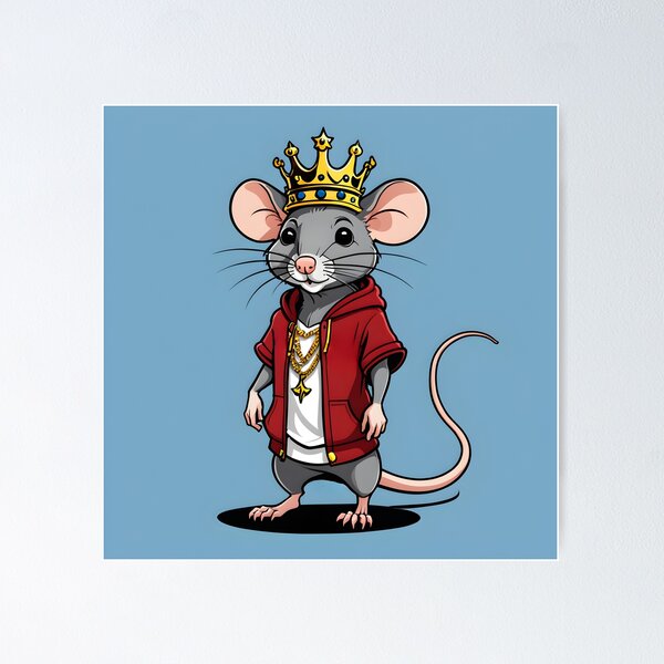 Rat King With Crown Coloring Page
