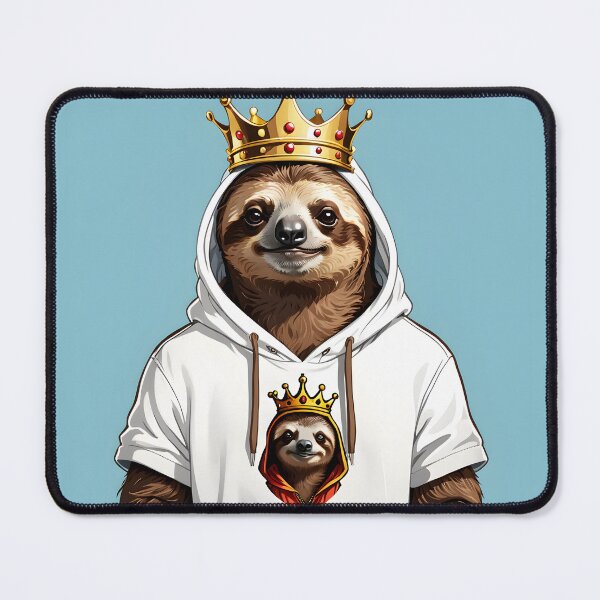 Item preview, King Sloth designed and sold by CraftyUniverse.