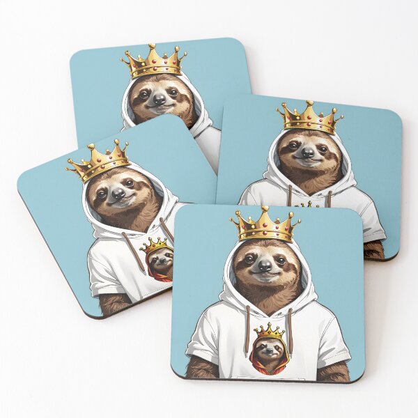 Item preview, King Sloth designed and sold by CraftyUniverse.