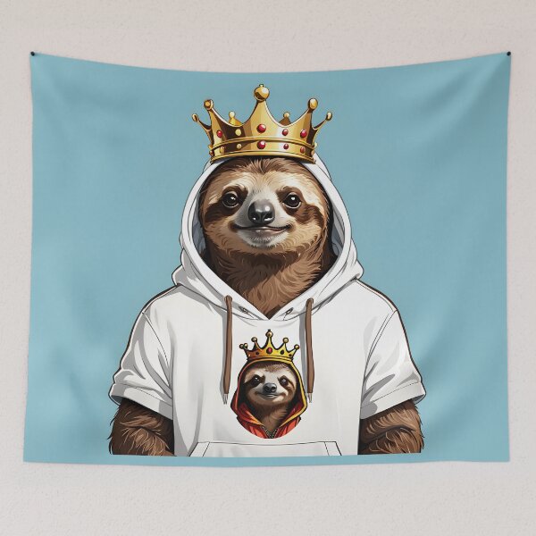 Item preview, King Sloth designed and sold by CraftyUniverse.