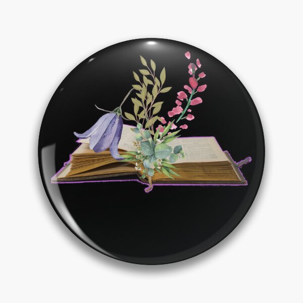 Item preview, Open Book with Flower designed and sold by Mirmura.