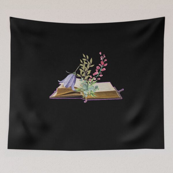 Item preview, Open Book with Flower designed and sold by Mirmura.