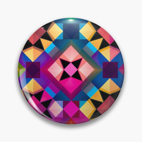 Item preview, Modern geometric design in pop art style, reminiscent of polygons designed and sold by Pflugart.