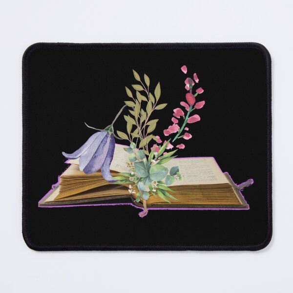Item preview, Open Book with Flower designed and sold by Mirmura.