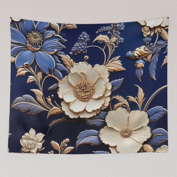 Item preview, Euro Fashion Tile 5 - Elegante - Azul designed and sold by stevepmp.