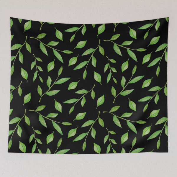 Item preview, Green Leaves Seamless Pattern designed and sold by Fairies Flower  Garden.