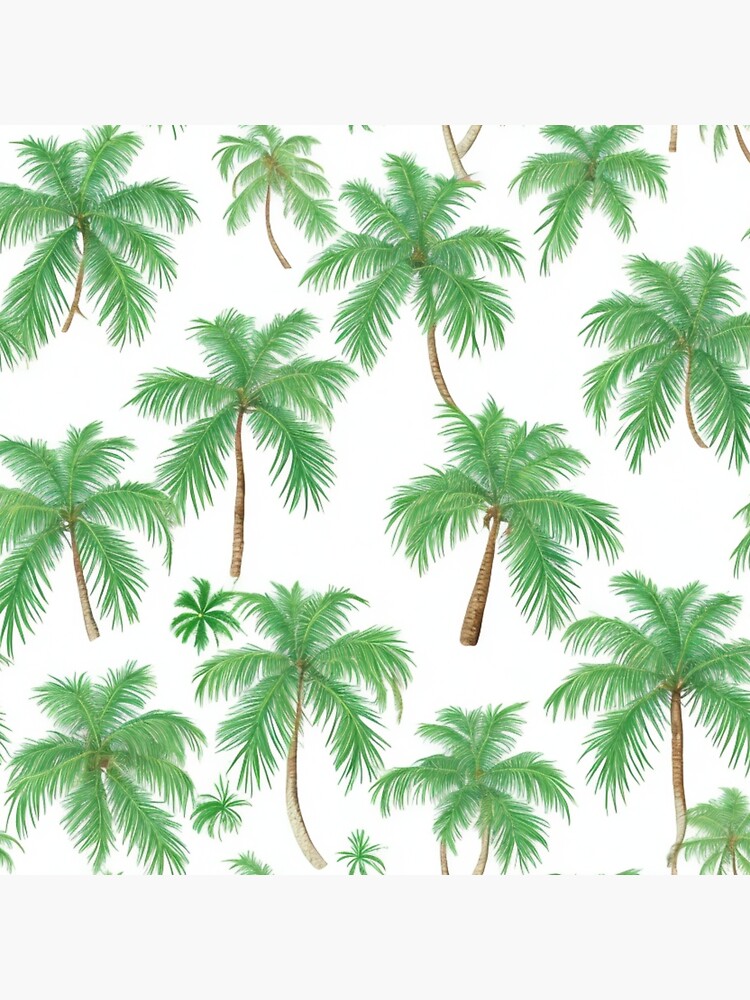 Tropical Coconut Palm Tree Sticker