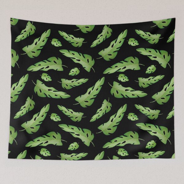 Item preview, Monstera Leaves Seamless Pattern designed and sold by Fairies Flower  Garden.