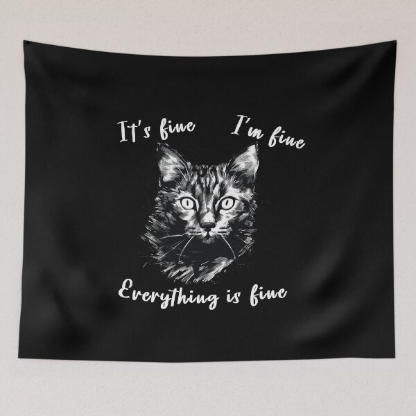 Item preview, Kitten's Artistic Expression: Everything's Fine designed and sold by BNCH44.