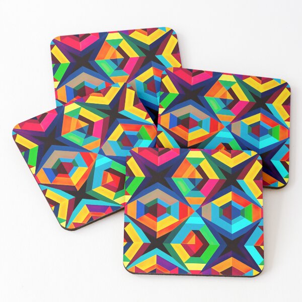 Item preview, Modern geometric design in pop art style, reminiscent of polygons designed and sold by Pflugart.
