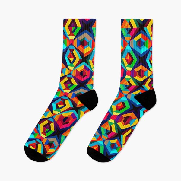 Artikelvorschau, Modernes geometrisches Design im Popart Stil, das an Polygone erinnert entworfen und verkauft von Pflugart.