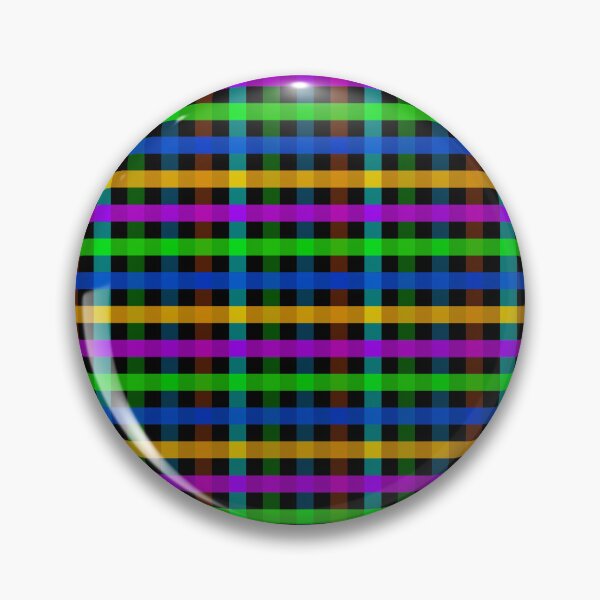 Item preview, Colourful Black Gingham designed and sold by PatternTitan.