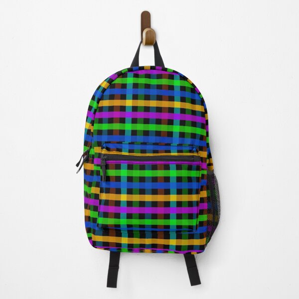 Item preview, Colourful Black Gingham designed and sold by PatternTitan.