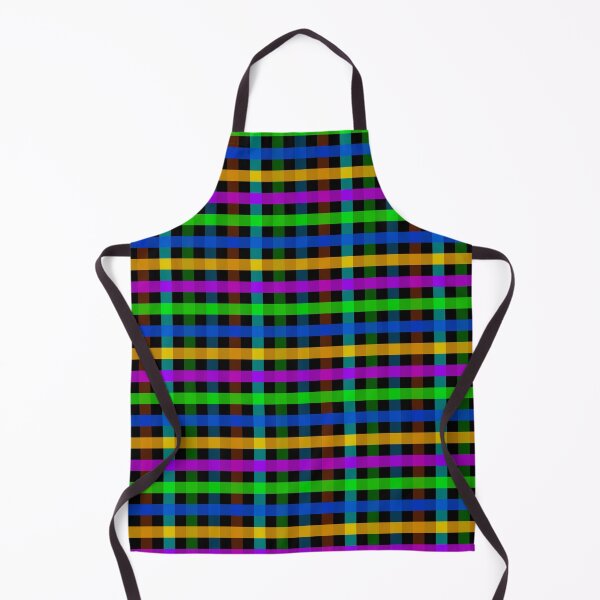 Item preview, Colourful Black Gingham designed and sold by PatternTitan.