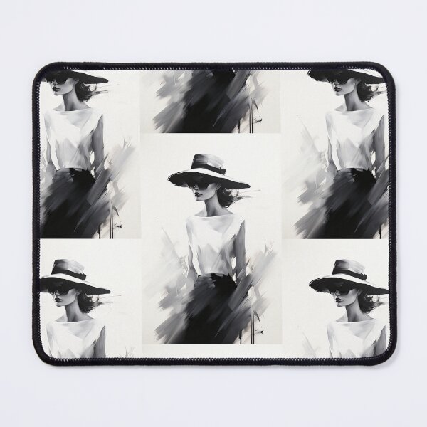Item preview, High Contrast Elegance: Abstract Power of Fashion's Mystery designed and sold by Piotrek0001.