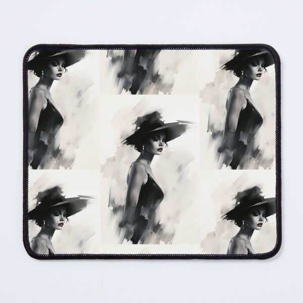Item preview, High Contrast Elegance: Abstract Power of Fashion's Mystery designed and sold by Piotrek0001.