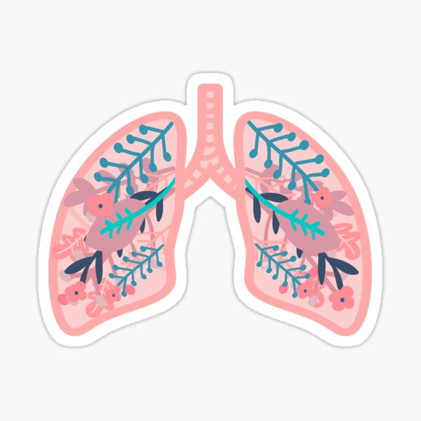 Flower Lung Sticker