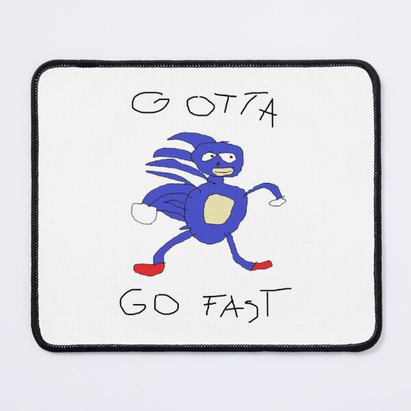 Item preview, Gotta go fast Sanic Funny Meme Classic designed and sold by dzilahscharrf.