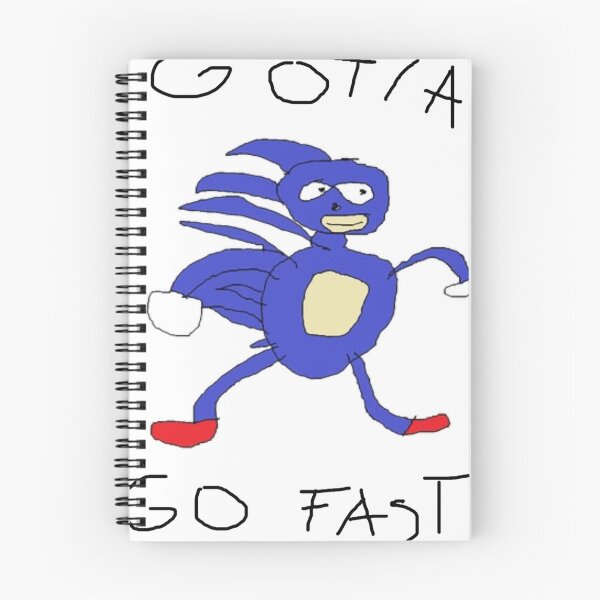Item preview, Gotta go fast Sanic Funny Meme Classic designed and sold by dzilahscharrf.