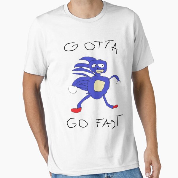 Item preview, Gotta go fast Sanic Funny Meme Classic designed and sold by dzilahscharrf.