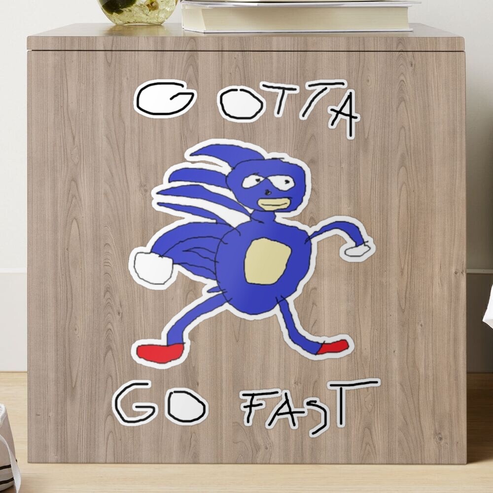 Gotta go fast Sanic Funny Meme Classic