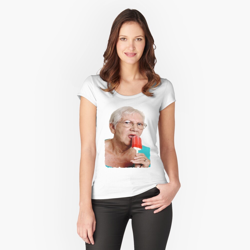 Item preview, Fitted Scoop T-Shirt designed and sold by dzilahscharrf.