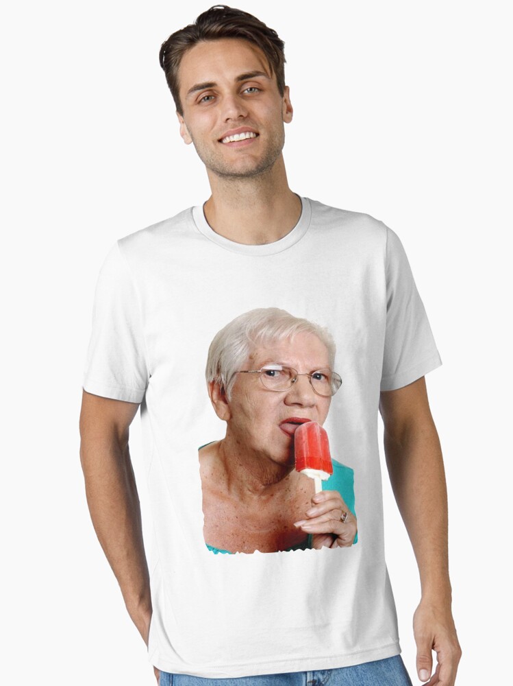 Thumbnail 1 of 7, Essential T-Shirt, Granny Ice Lolly designed and sold by dzilahscharrf.