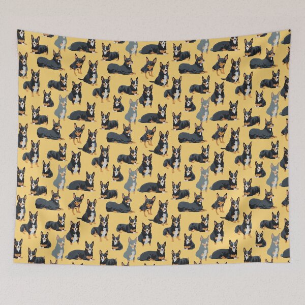 Item preview, Seamless  Pattern:Lancashire Heeler Artistry designed and sold by pkk1designsart.