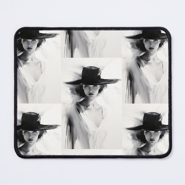Item preview, High Contrast Elegance: Abstract Power of Fashion's Mystery designed and sold by Piotrek0001.