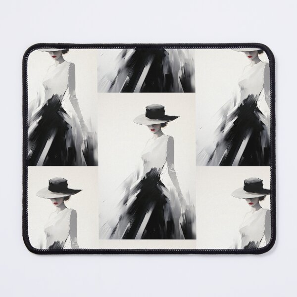 Item preview, High Contrast Elegance: Abstract Power of Fashion's Mystery designed and sold by Piotrek0001.