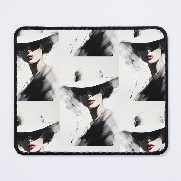 Item preview, High Contrast Elegance: Abstract Power of Fashion's Mystery designed and sold by Piotrek0001.