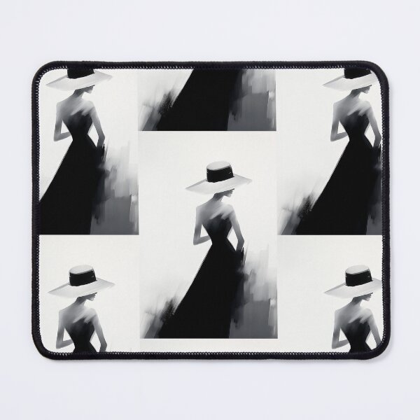 Item preview, High Contrast Elegance: Abstract Power of Fashion's Mystery designed and sold by Piotrek0001.