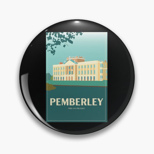 Item preview, Art Deco Pemberley from Pride and Prejudice Illustration designed and sold by ladan-vallada.