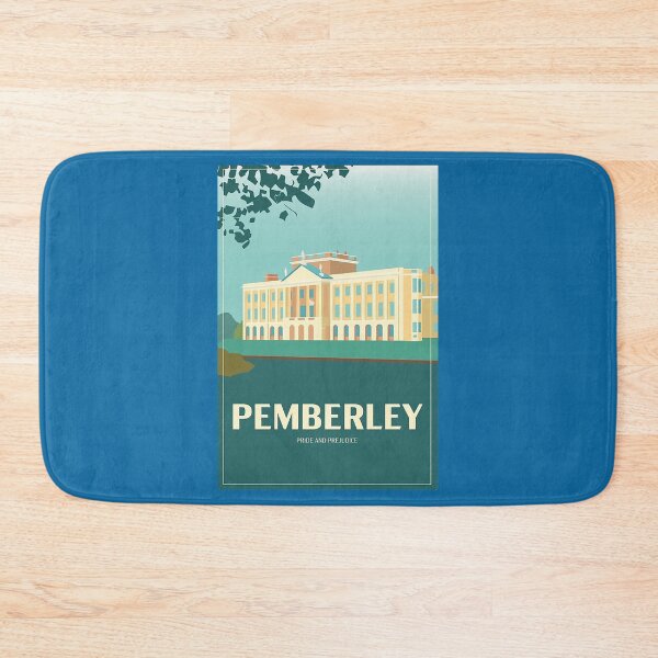 Item preview, Art Deco Pemberley from Pride and Prejudice Illustration designed and sold by ladan-vallada.