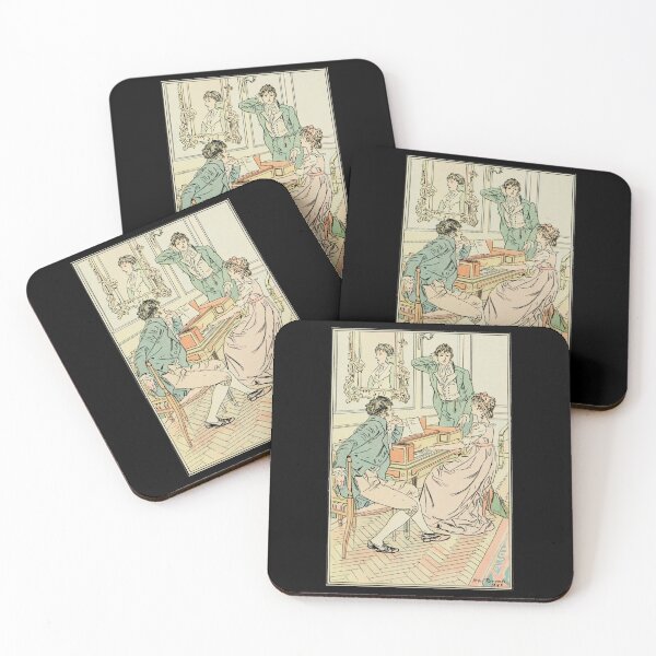 Item preview, Jane Austen_s Pride and Prejudice Mr. Darcy begins to become enamoured of Elizabeth Bennet designed and sold by ladan-vallada.