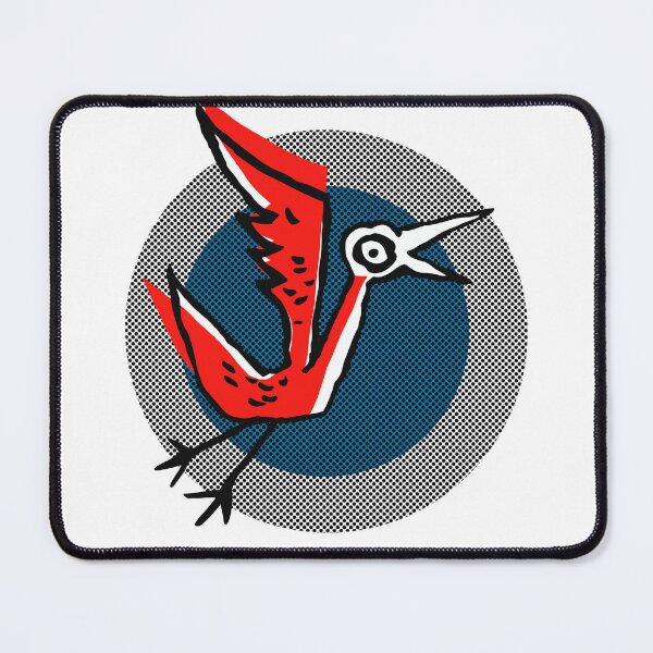 Item preview, Halftone Kooky Bird designed and sold by KookyfishShop.